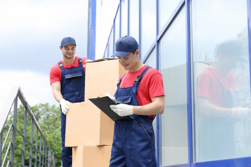 Storage facility safety overview with secure access and tidy aisles