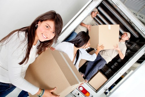 Local storage space for household items during a house move in Highams Park